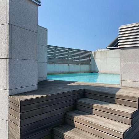 Apartamento con piscina Apartment Vigo Bagian luar foto