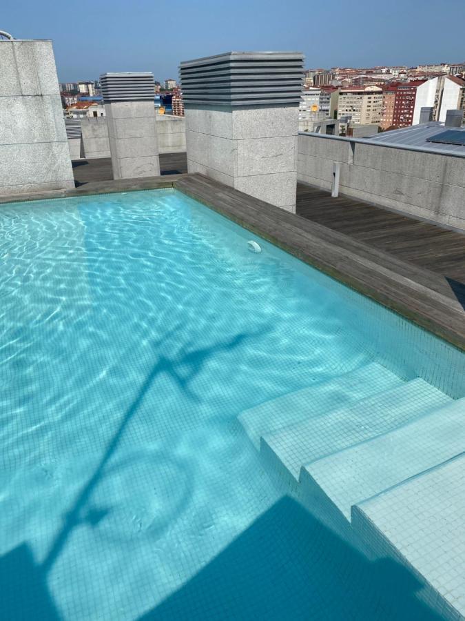 Apartamento con piscina Apartment Vigo Bagian luar foto