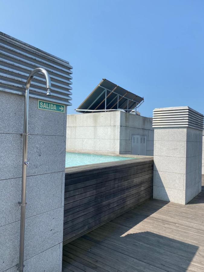 Apartamento con piscina Apartment Vigo Bagian luar foto