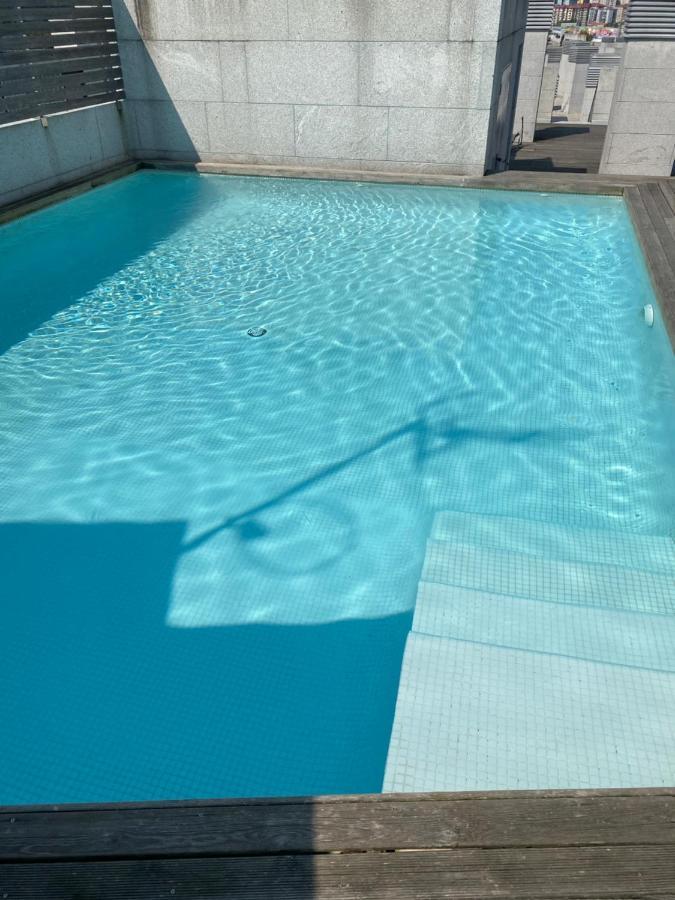 Apartamento con piscina Apartment Vigo Bagian luar foto