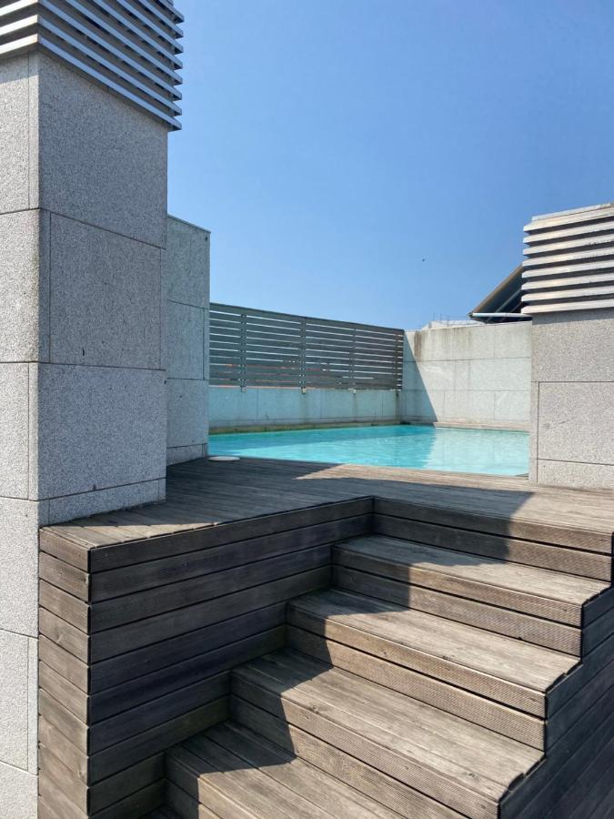 Apartamento con piscina Apartment Vigo Bagian luar foto