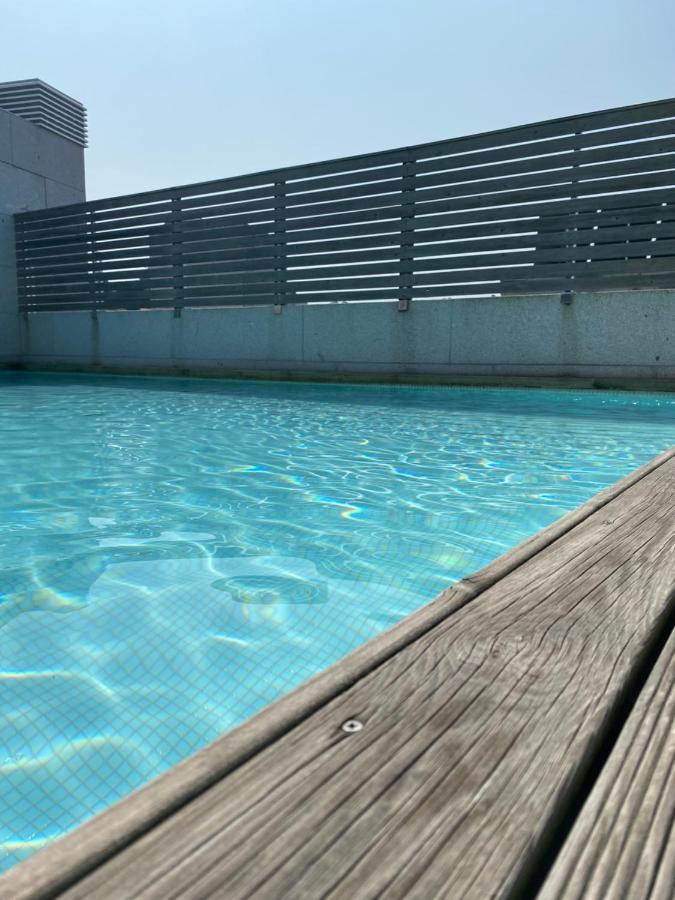 Apartamento con piscina Apartment Vigo Bagian luar foto